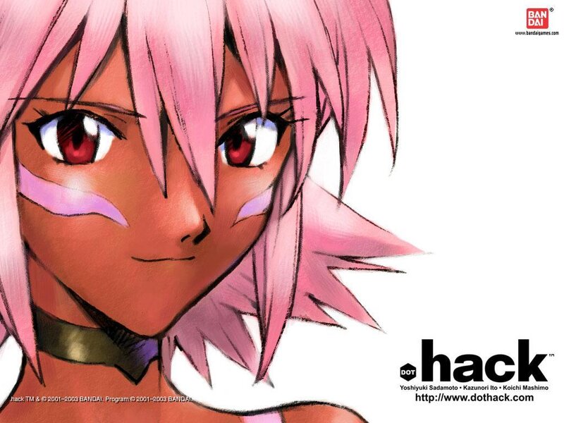 Anime character with pink hair