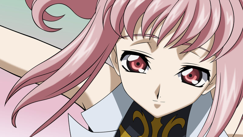 anime character with pink hair