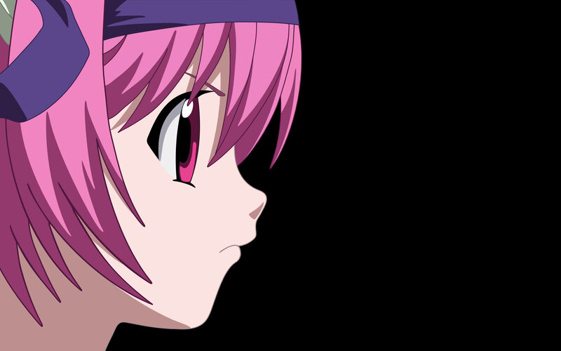 anime character with pink hair