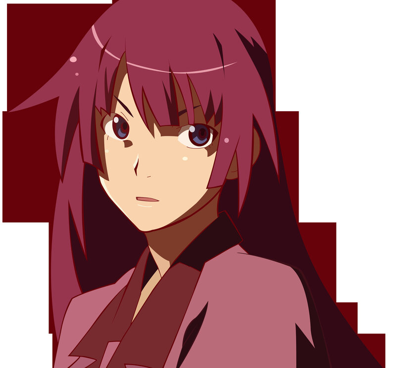 anime character with pink hair