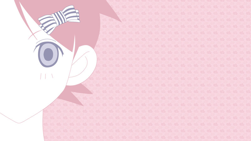 anime character with pink hair
