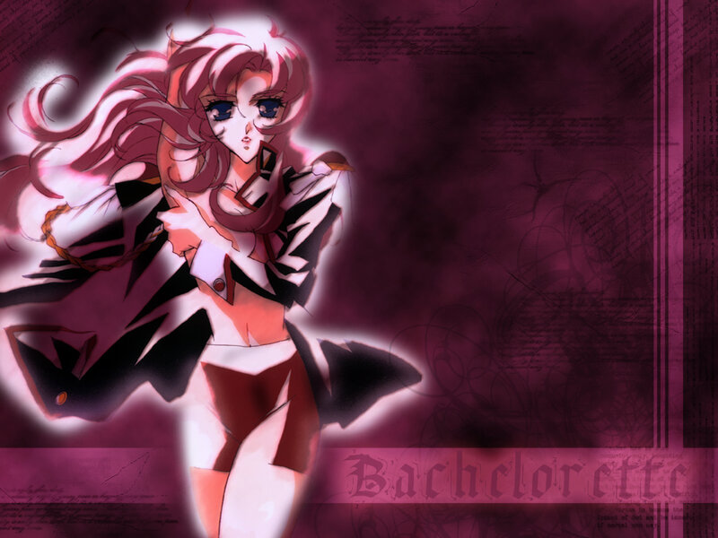 Anime character with pink hair