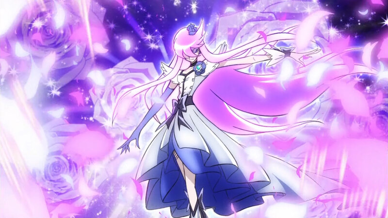anime character with pink hair