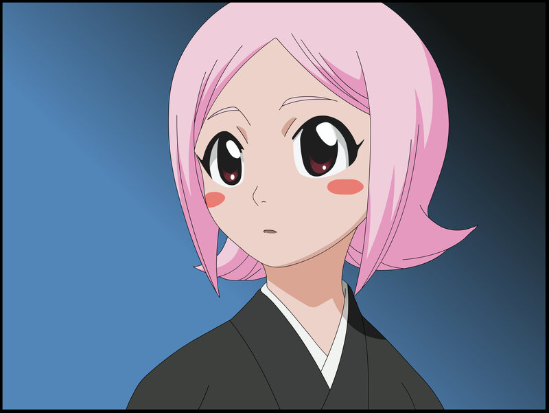 anime character with pink hair
