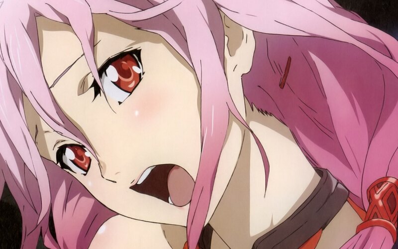 anime character with pink hair