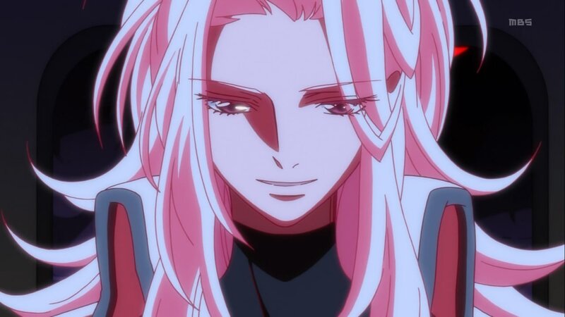 anime character with pink hair