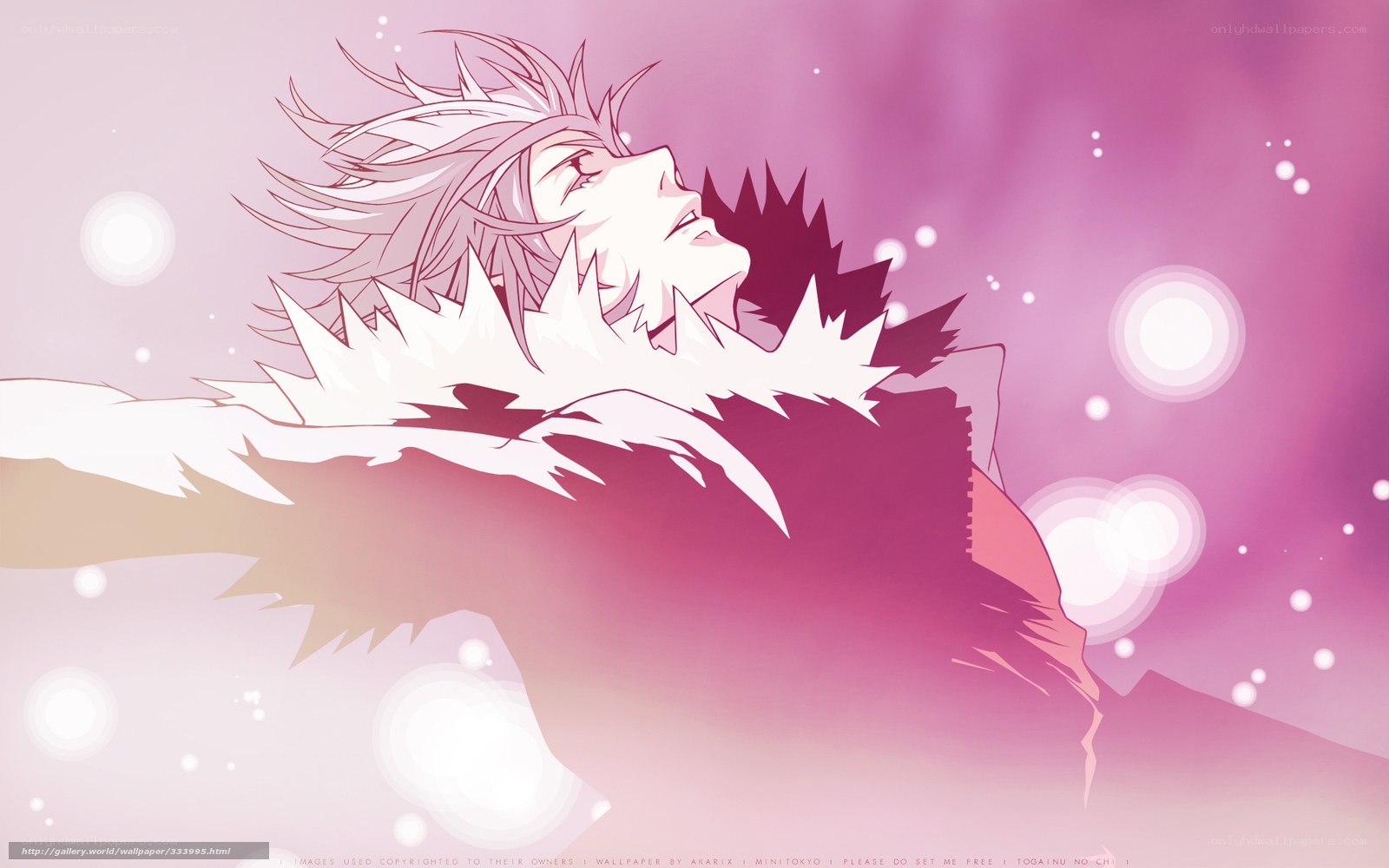 anime character with pink hair