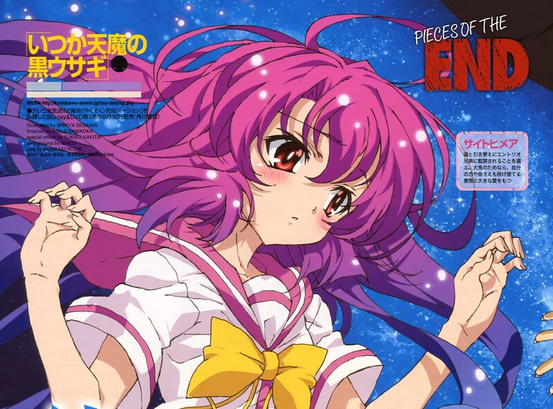 Anime character with pink hair