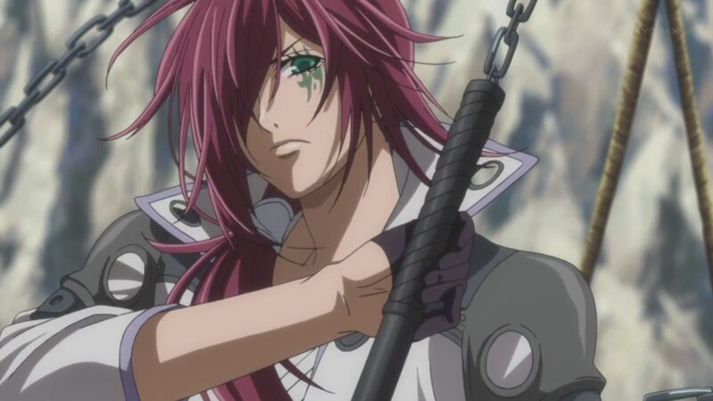 anime character with pink hair
