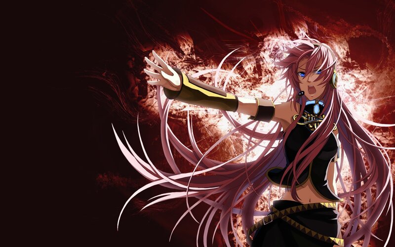 anime character with pink hair