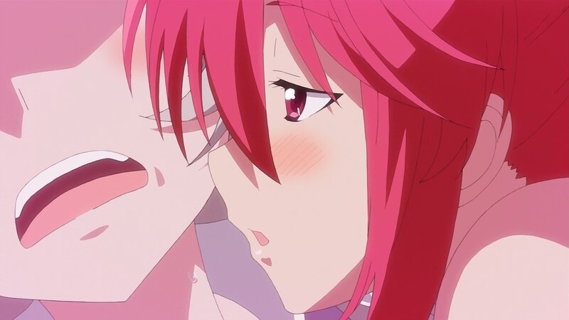 anime character with pink hair