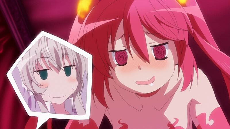 anime character with pink hair