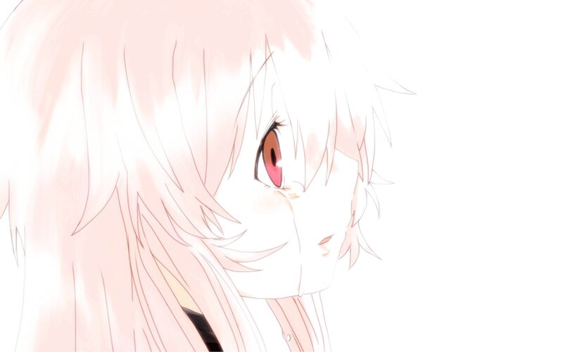 anime character with pink hair