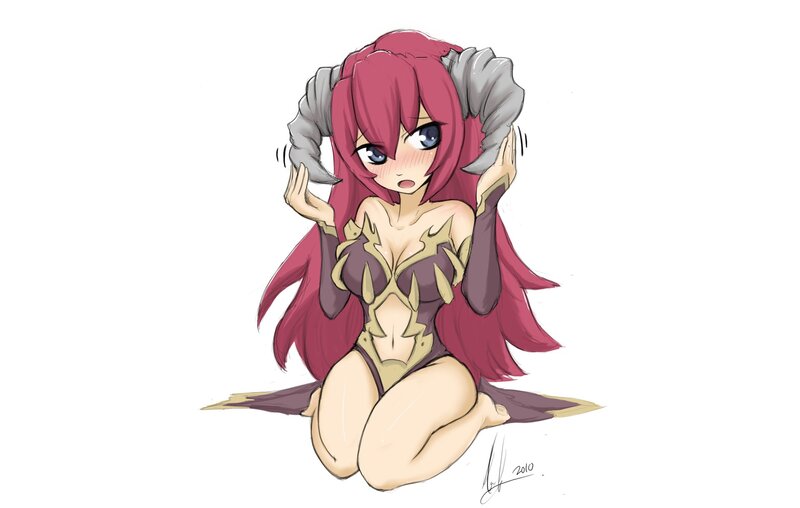 anime character with pink hair