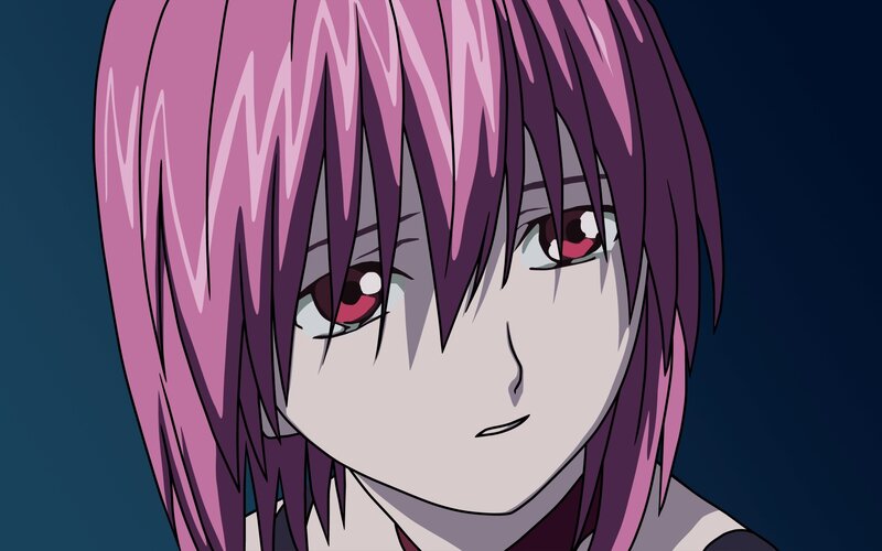 anime character with pink hair