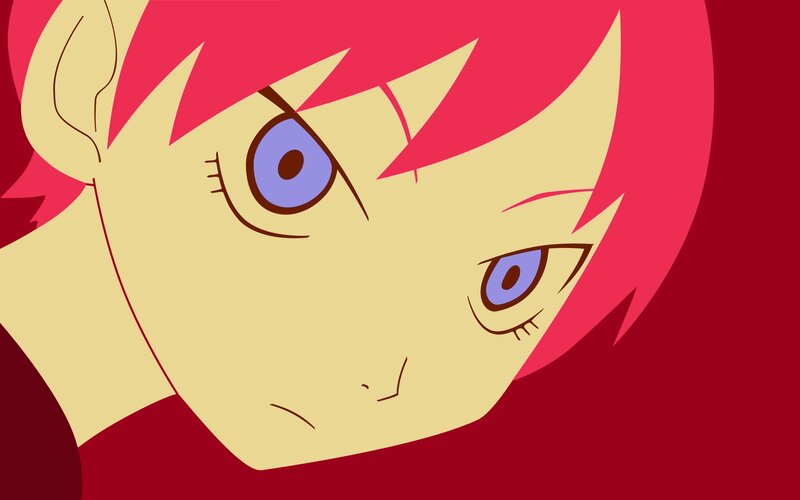 anime character with pink hair