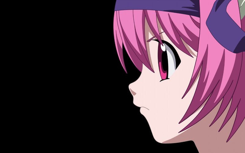 anime character with pink hair