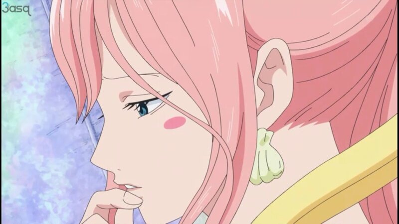anime character with pink hair