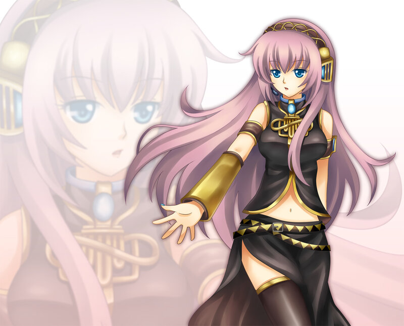 anime character with pink hair