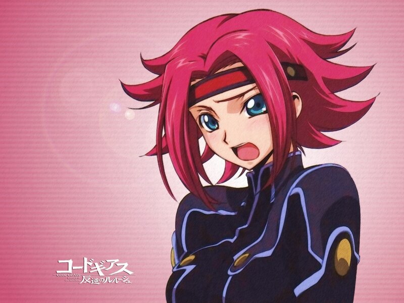 Anime character with pink hair