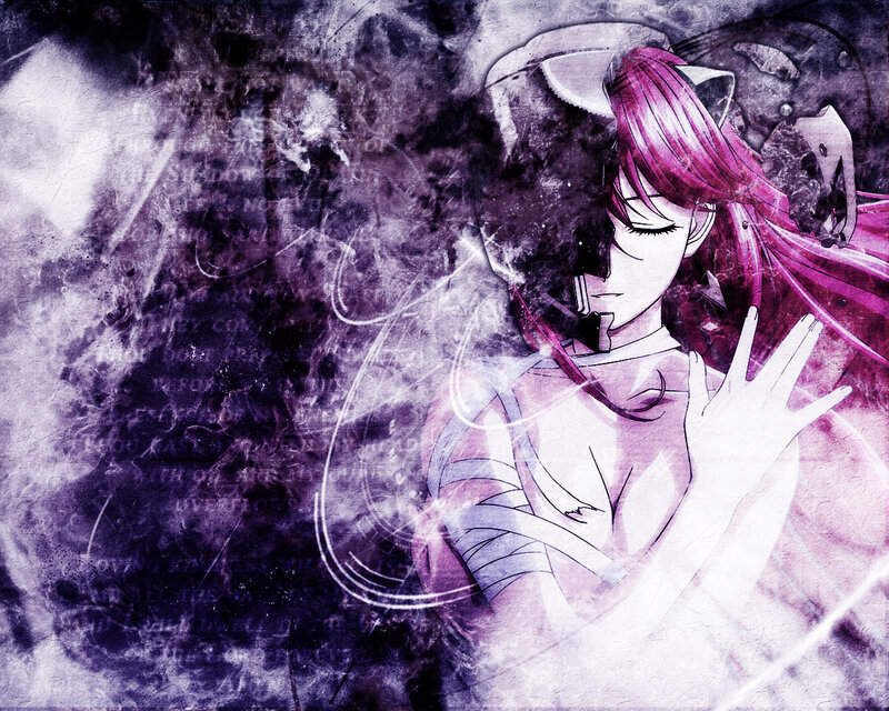 anime character with pink hair