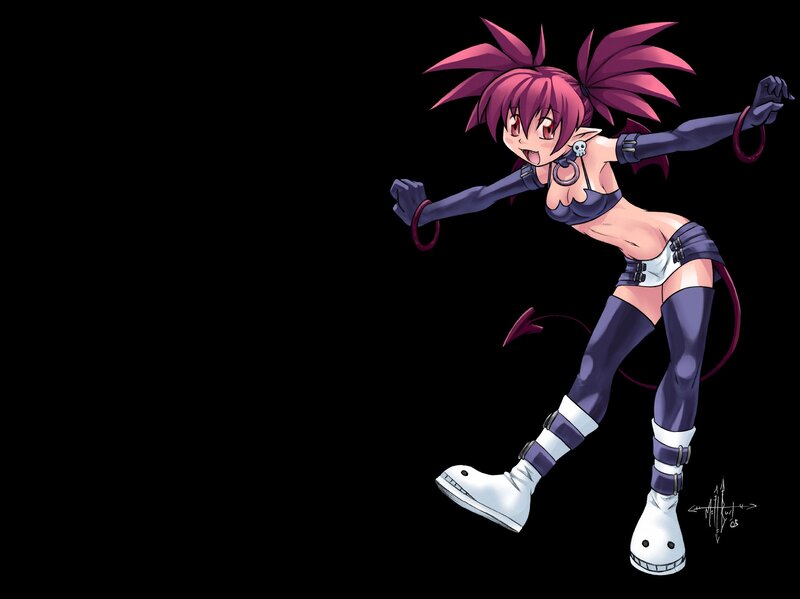 anime character with pink hair