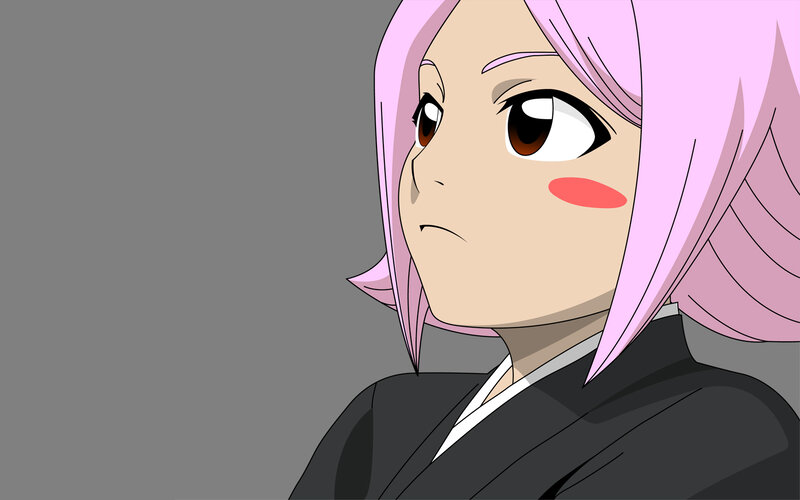 anime character with pink hair