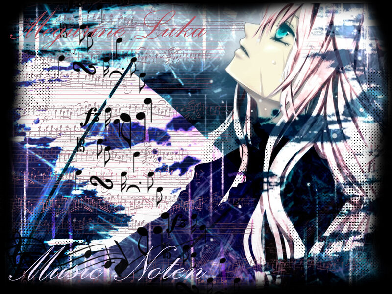 Anime Character with Pink Hair — Blue
