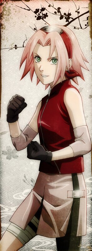 Anime Character with Pink Hair — Confident, Spring