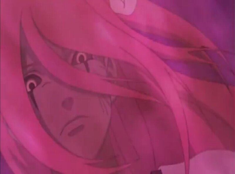Anime Character with Pink Hair — Dramatic, Eye