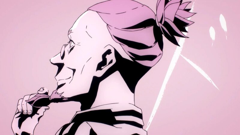 Anime Character with Pink Hair — Dramatic, Pink Hair, Smile