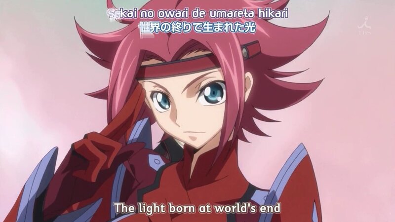 Anime Character with Pink Hair — Dramatic, Text Overlay