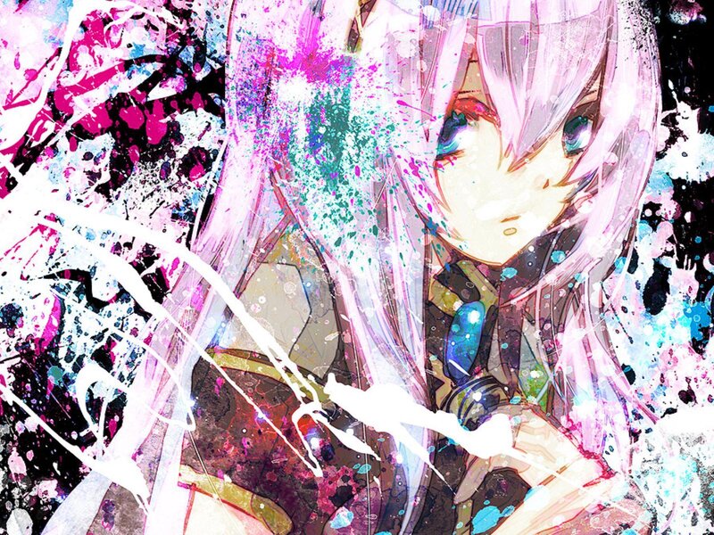 Anime Character with Pink Hair — Dynamic
