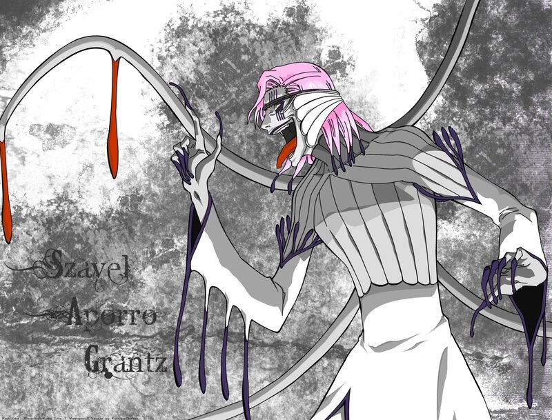 Anime Character with Pink Hair — Gray