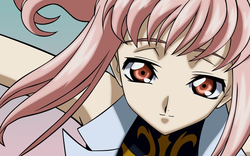Anime Character with Pink Hair — Intense