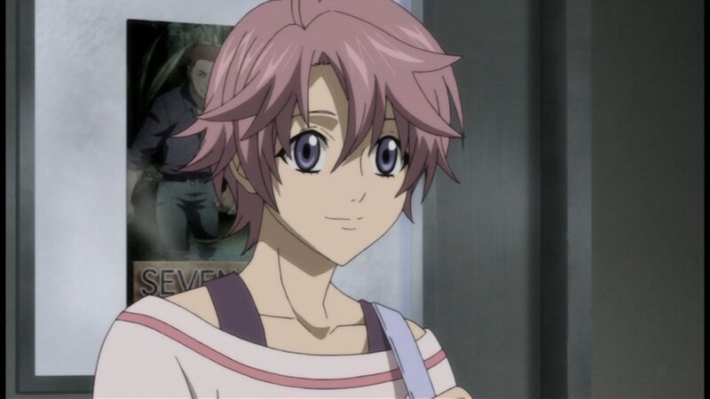 Anime Character with Pink Hair — Neutral, Poster