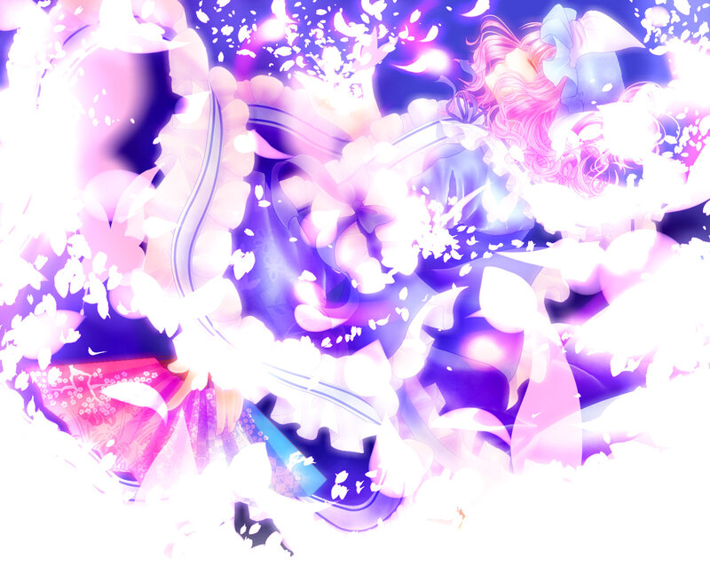 Anime Character with Pink Hair — Purple, Dreamy, Digital Art