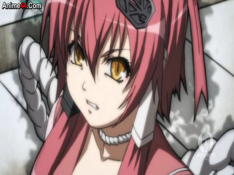 Anime Character with Pink Hair — Serious