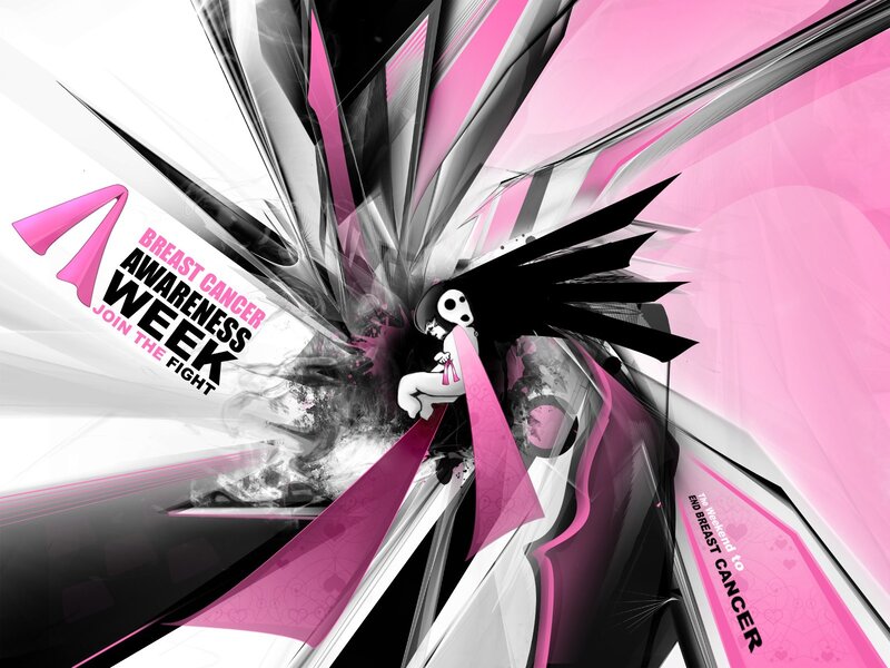 Anime Character with Pink Ribbon