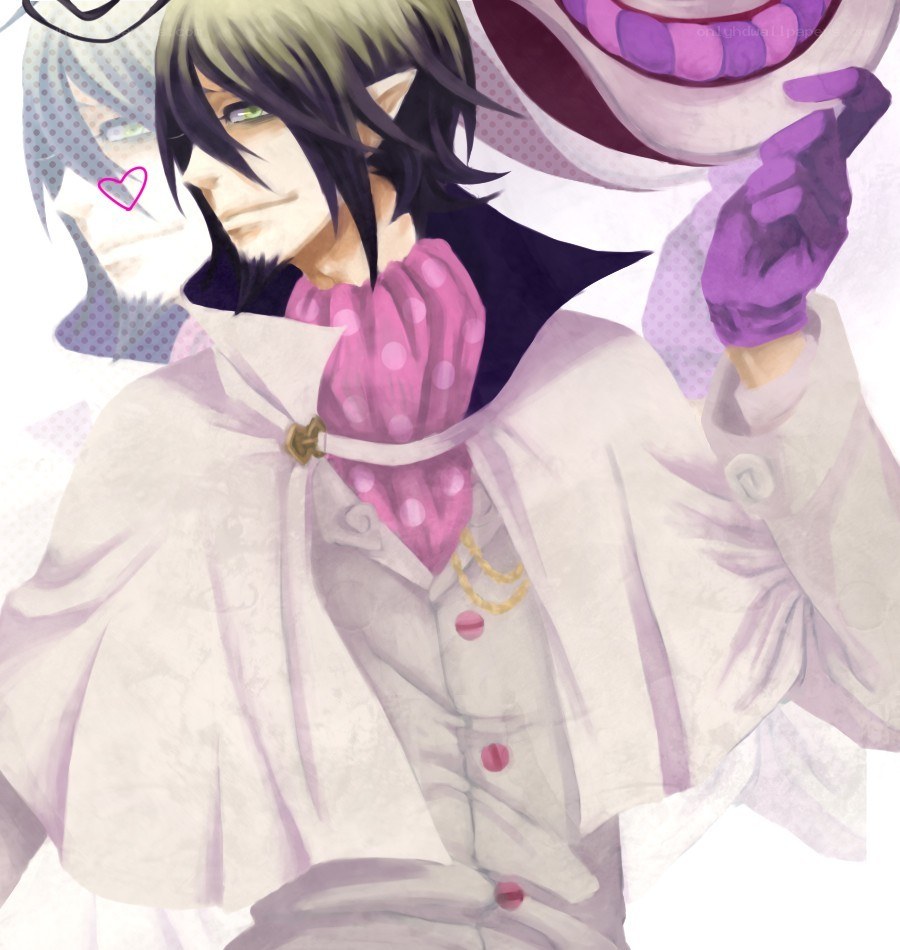 anime character with pink scarf