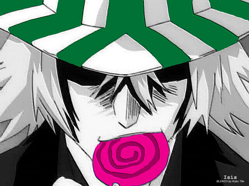 Anime Character with Pink Swirl