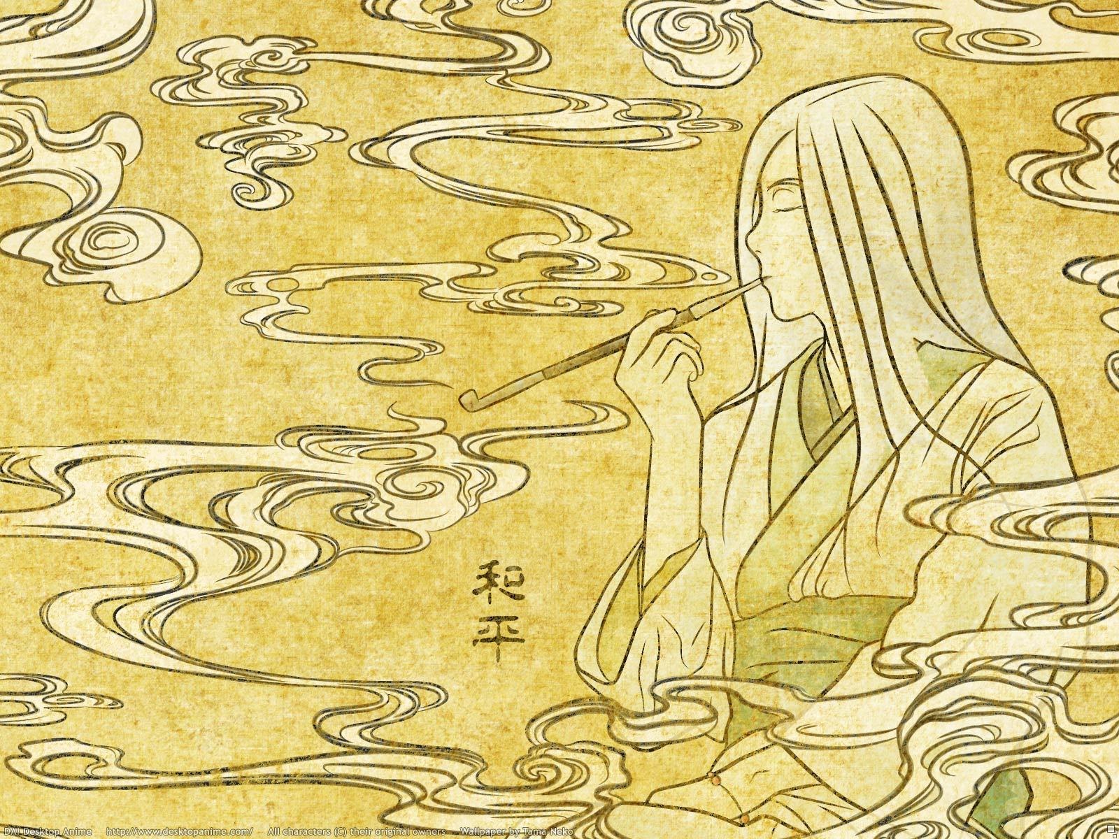 anime character with pipe