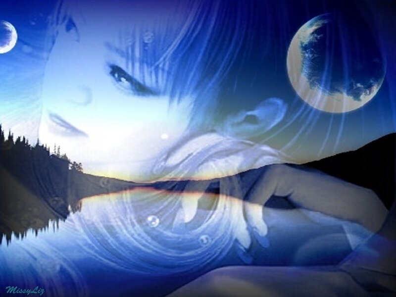 Anime Character with Planet