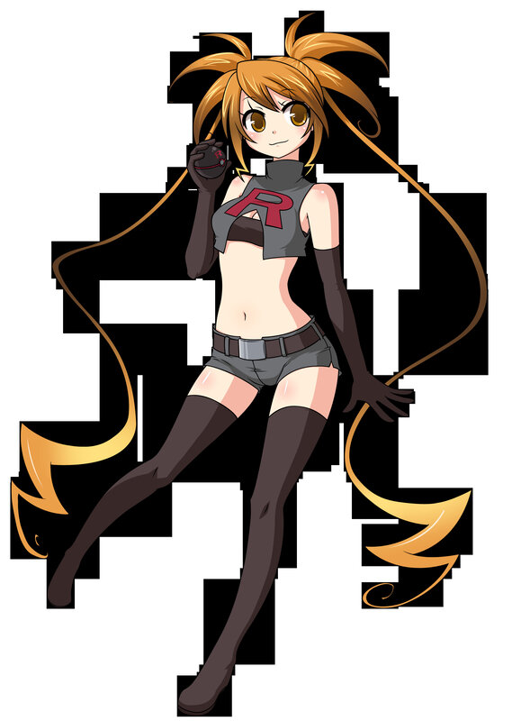 anime character with Poké Ball