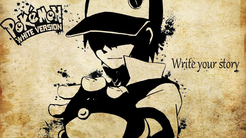 Anime Character with Pokémon — Black