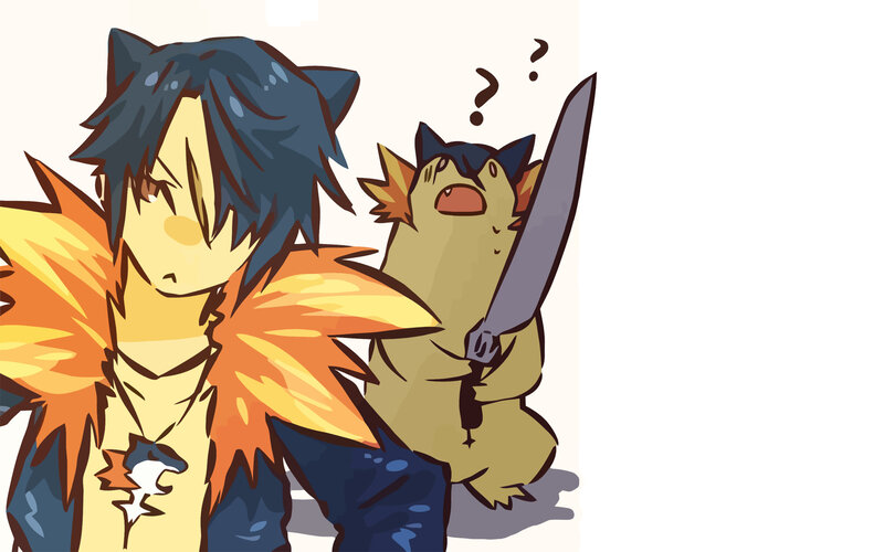 anime character with Pokémon