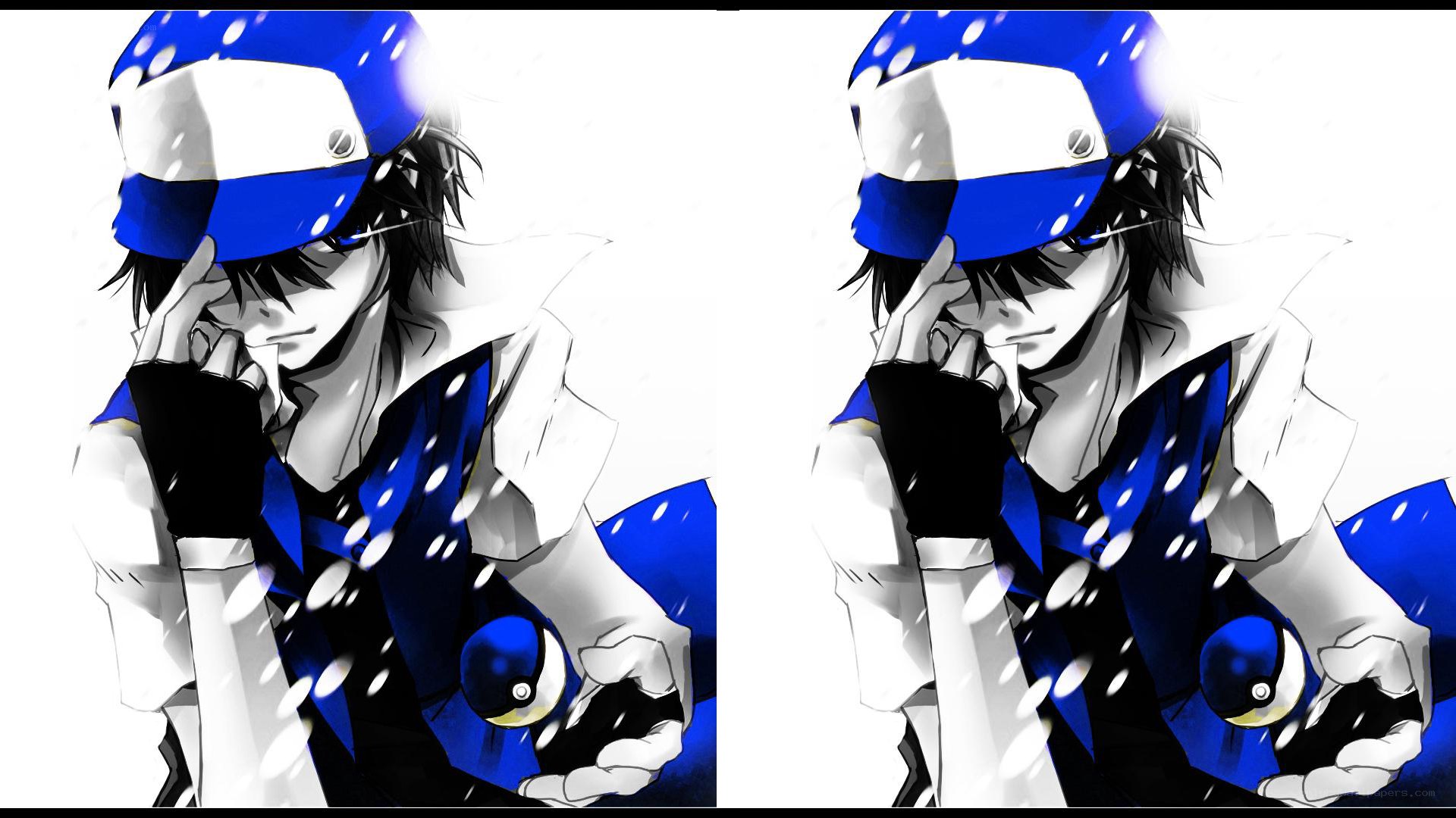 anime character with pokeball