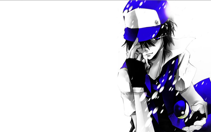 anime character with pokeball