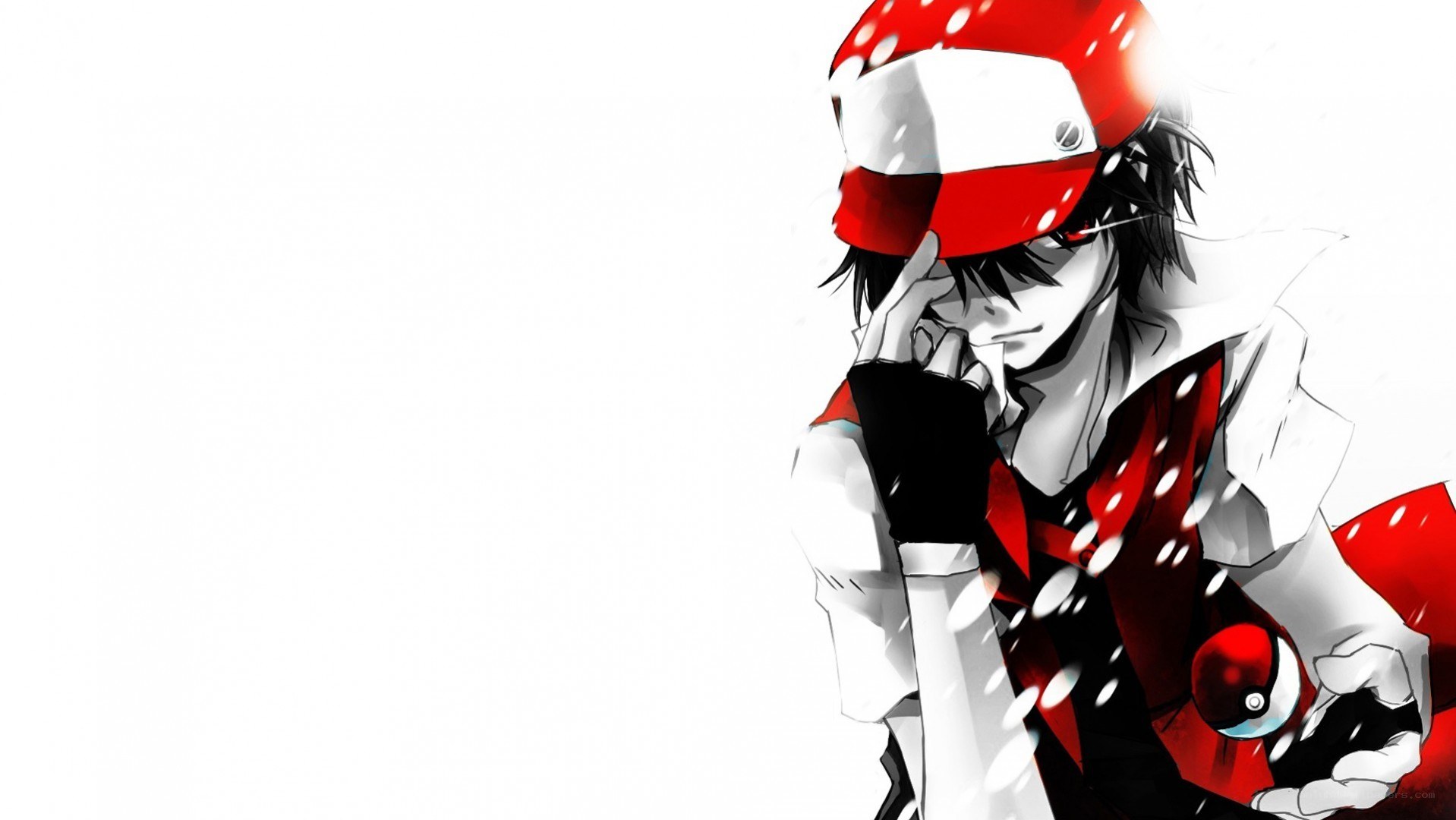 anime character with pokeball