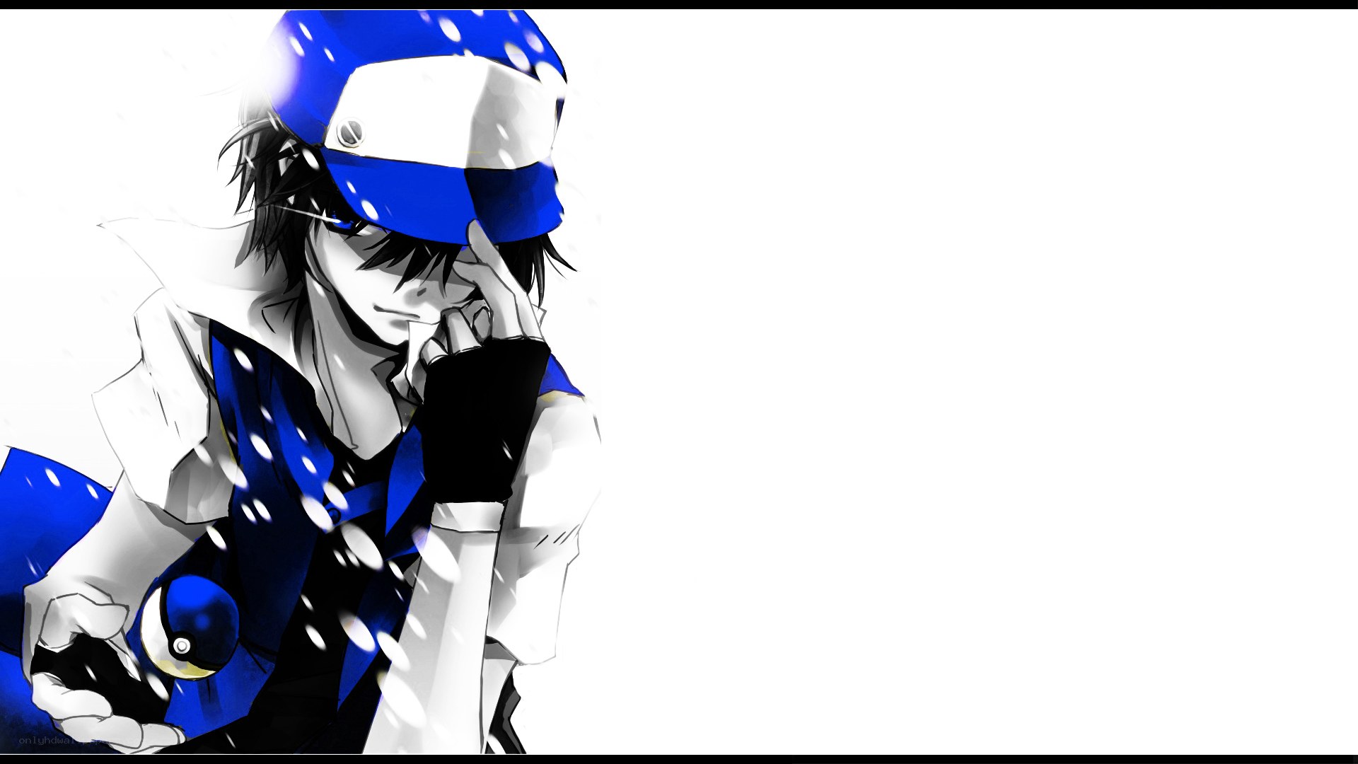 anime character with pokeball